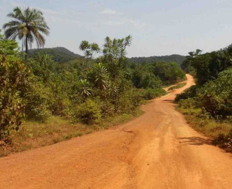 The road to my village